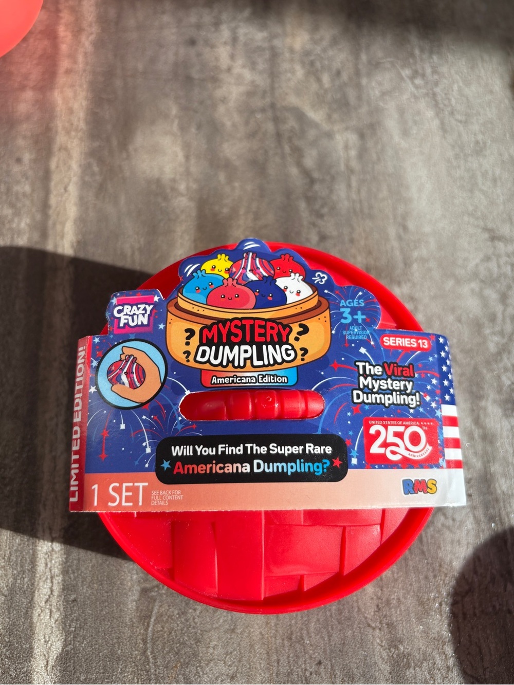 REAL RMS USA DUMPLING!!!!! Color red!!! So rare to find